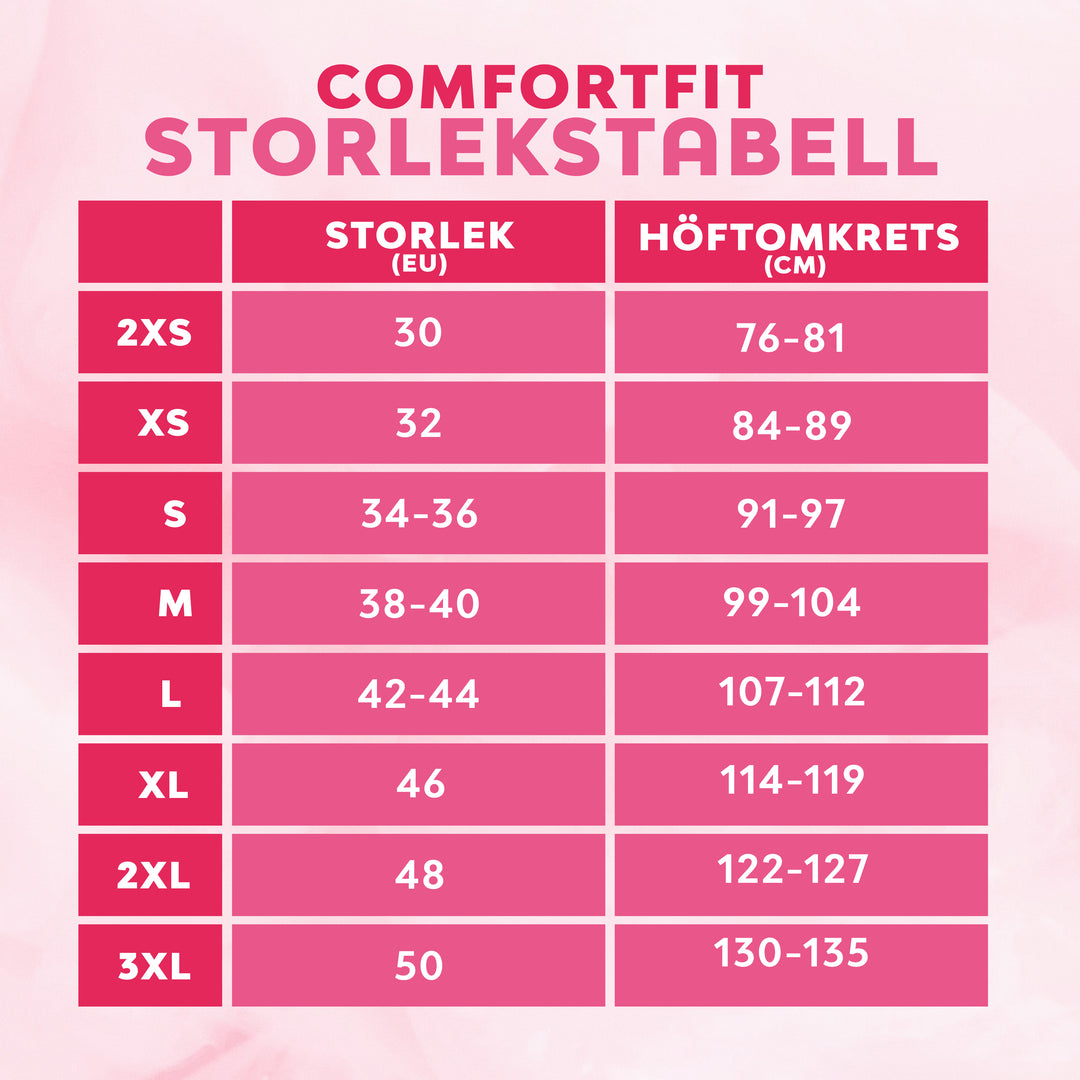 ComfortFit High Waist Riklig Mens, högmidja, Oeko-TEX®-certifierad, återvunnen polyamid.