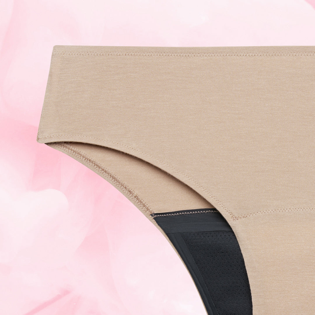 Premium Comfort Brazilian Riklig Mens Menstrosor med TriTech-design för riklig mens.