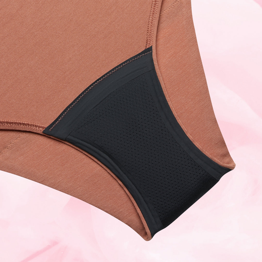 Premium Comfort Brazilian Riklig Mens Menstrosor, supermjuka, heltäckande passform, absorberande gren.