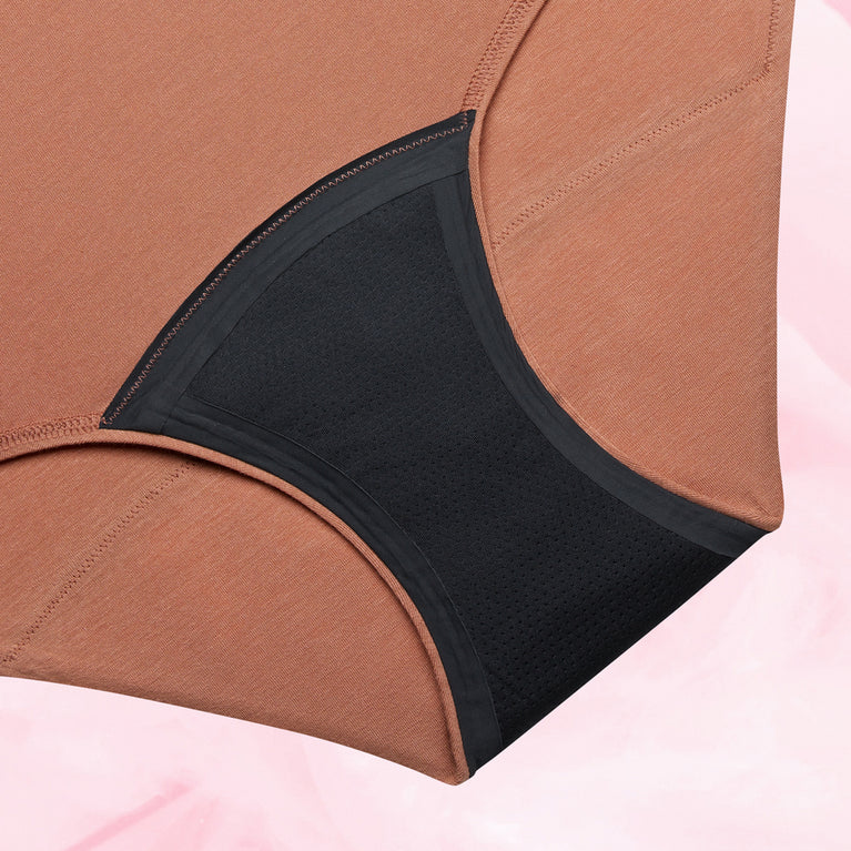 Premium Comfort High Waist Riklig Mens Menstrosor med TriTech-teknik för hög absorbans.