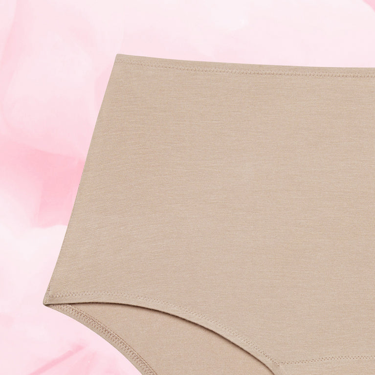 Premium Comfort High Waist Lite Mens menstrosor, supermjuka och heltäckande design.