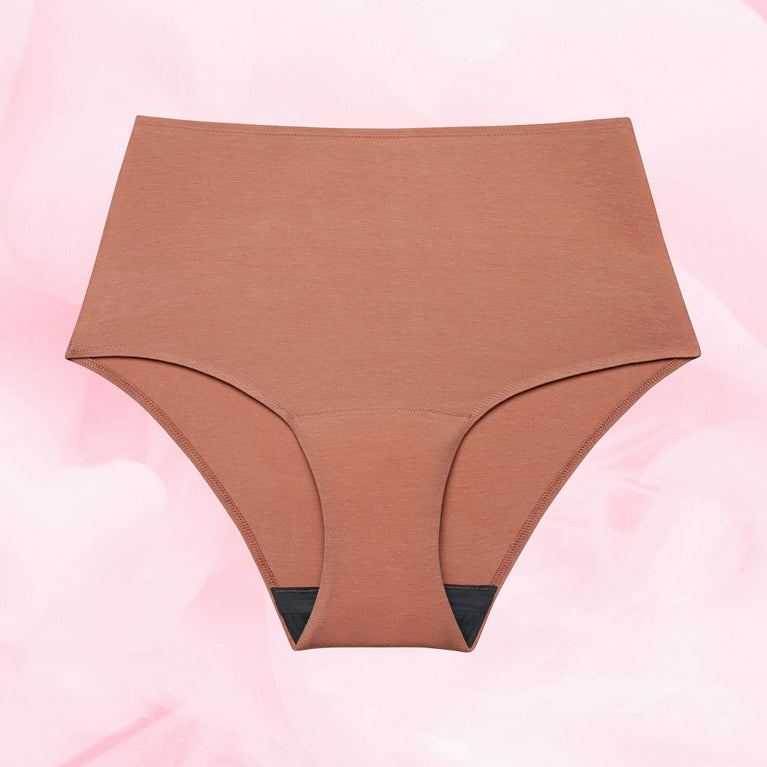 Premium Comfort High Waist Lite Mens Menstrosor med hög midja och full täckning.