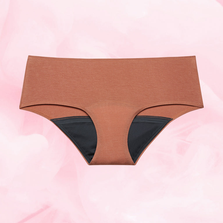 Premium Comfort Hipster Riklig Mens Menstrosor, designade för riklig mens med hållbar TENCEL™ Lyocell.