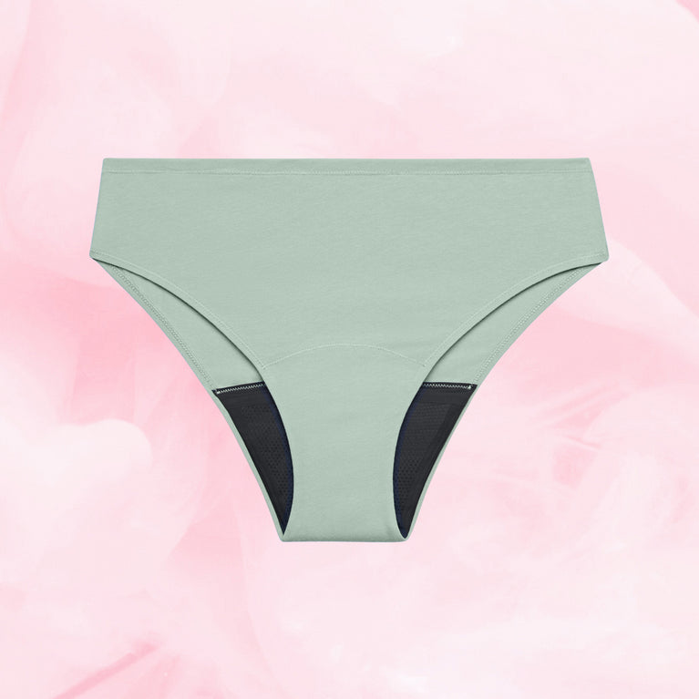 ComfortFit Essentials Brazilian Riklig Mens, menstrosor med hög midja och TriTech.