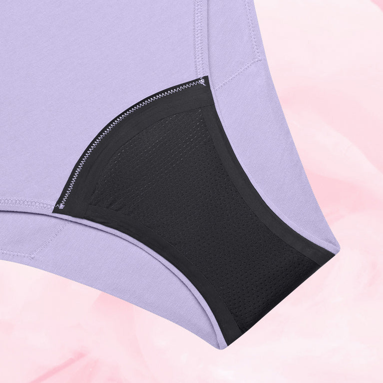 ComfortFit Essentials Brazilian Riklig Mens menstrosor, hög midja, optimerad gren.