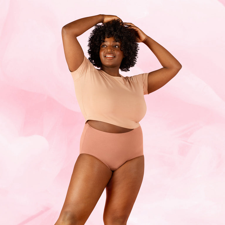 Premium Comfort High Waist Riklig Mens Menstrosor med hög midja och full täckning.