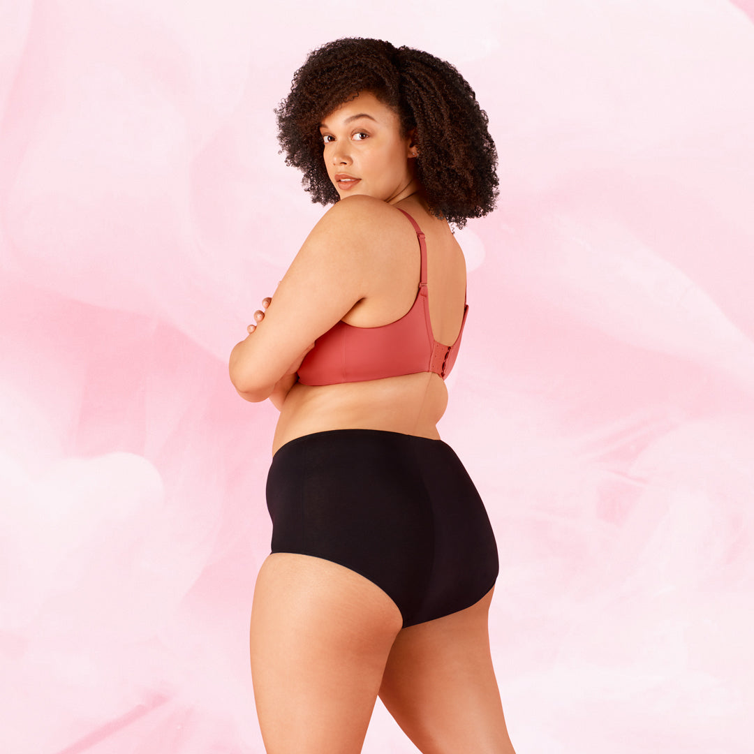 ComfortFit Sleepwear High Waist menstrosor med förlängd absorberande gren.