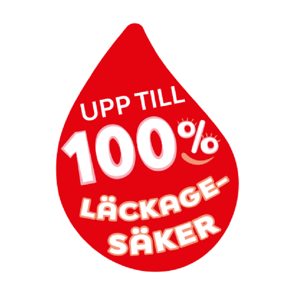 Upp till 100% läckagesäkert