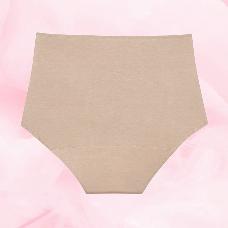 Premium Comfort High Waist Måttlig Mens Menstrosor med hög midja och full täckning.