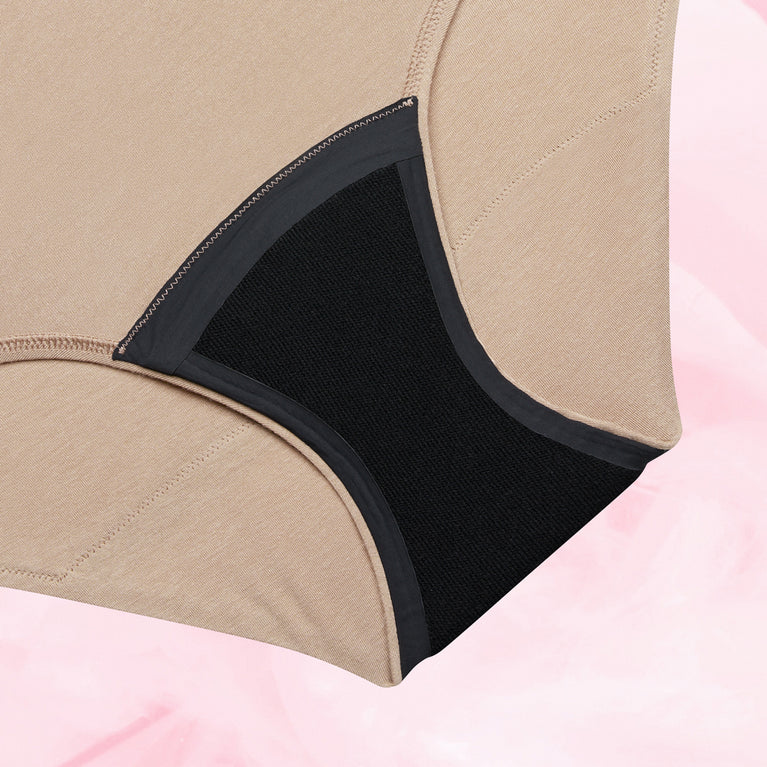 Premium Comfort High Waist Måttlig Mens Menstrosor med hög midja och mjuk passform.