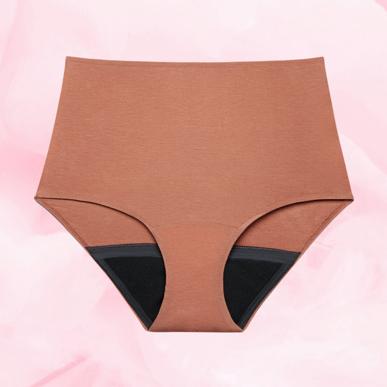 Premium Comfort High Waist Måttlig Mens Menstrosor med hög midja och TENCEL™.