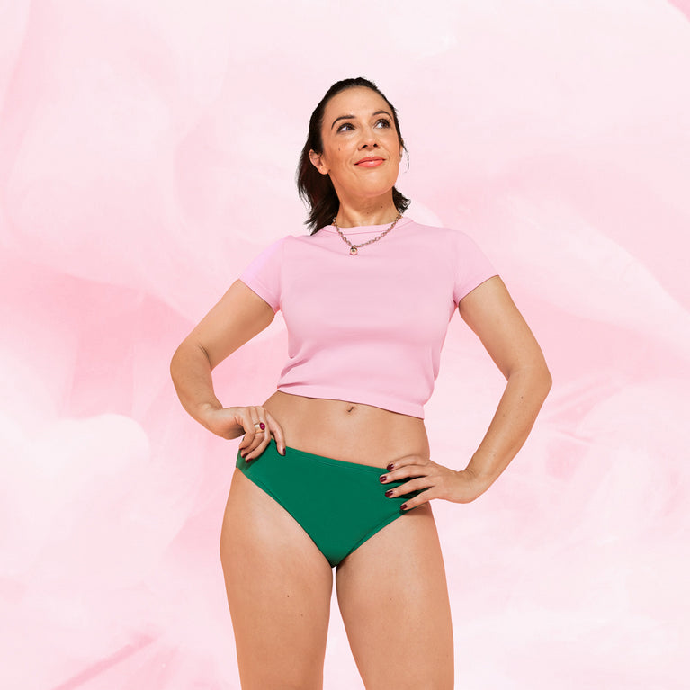 ComfortFit Essentials Brazilian Måttlig Mens trosor i ekologisk bomull.