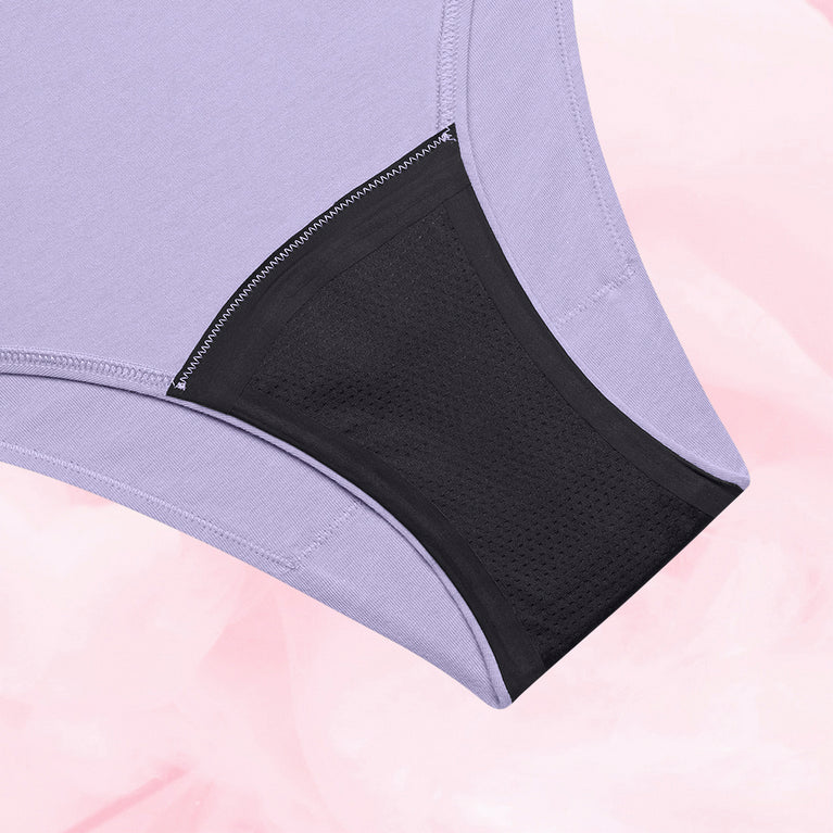 ComfortFit Essentials Brazilian Lite Mens - menstrosor med hög midja och absorberande gren.
