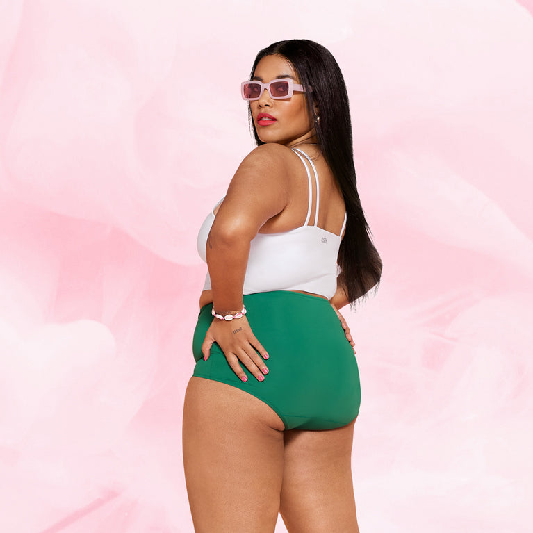 High Waist Lite Mens Menstrosa för lätt mens med hög midja.
