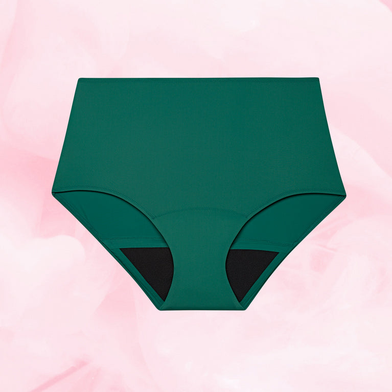 High Waist Måttlig Mens Menstrosa för bekvämt mensskydd upp till 12 timmar.