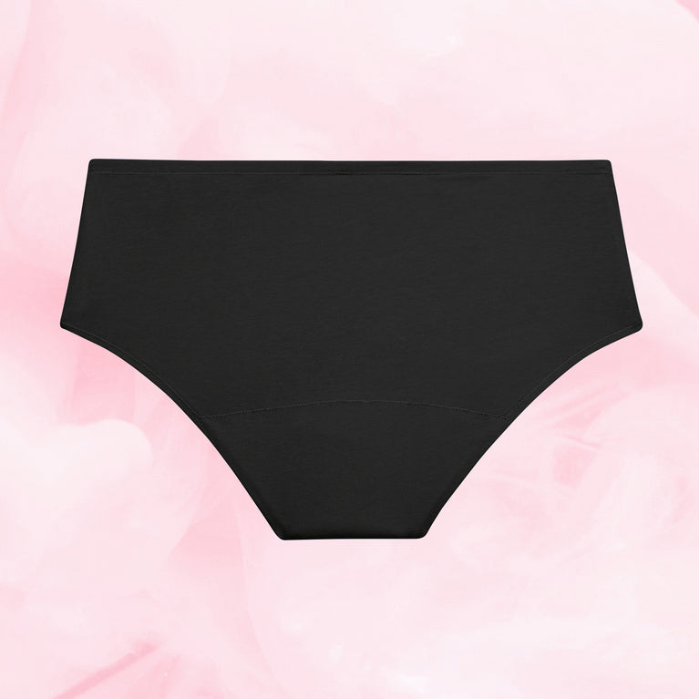 ComfortFit Essentials Hipster Riklig Mens; ekologiska menstrosor för lätt mens.