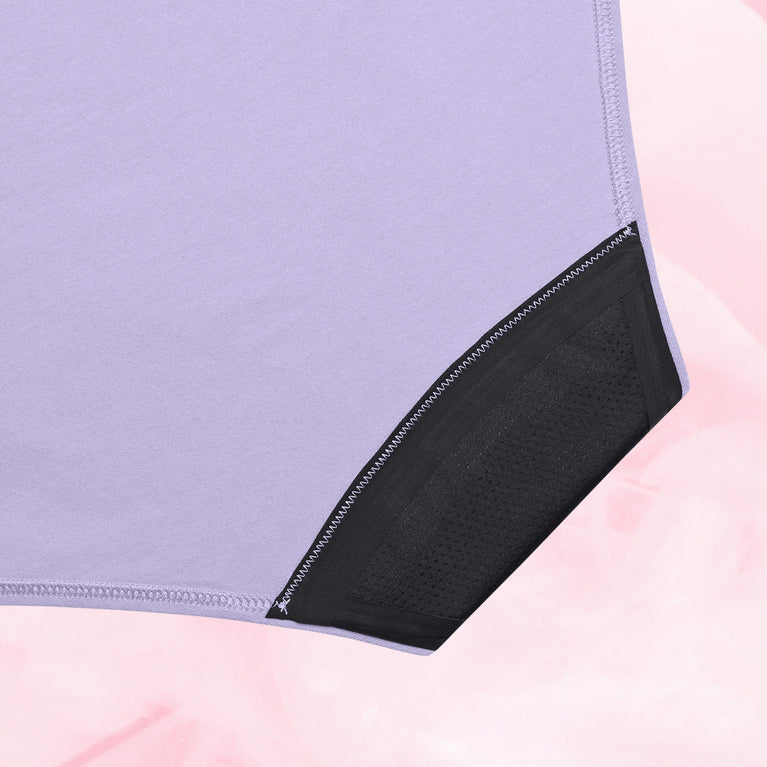 ComfortFit Essentials Hipster Lite Mens-trosa, ekologisk bomull, hög midja, absorberande.