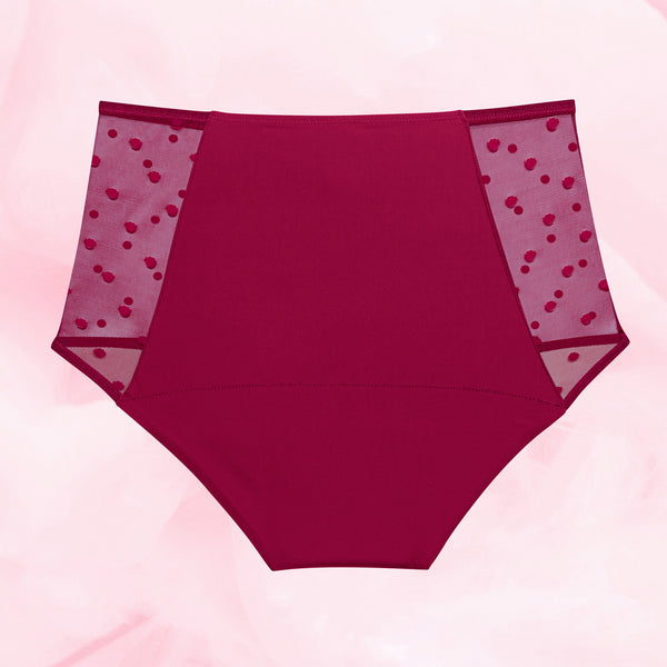 High Waist Dots Riklig Mens Menstrosa
