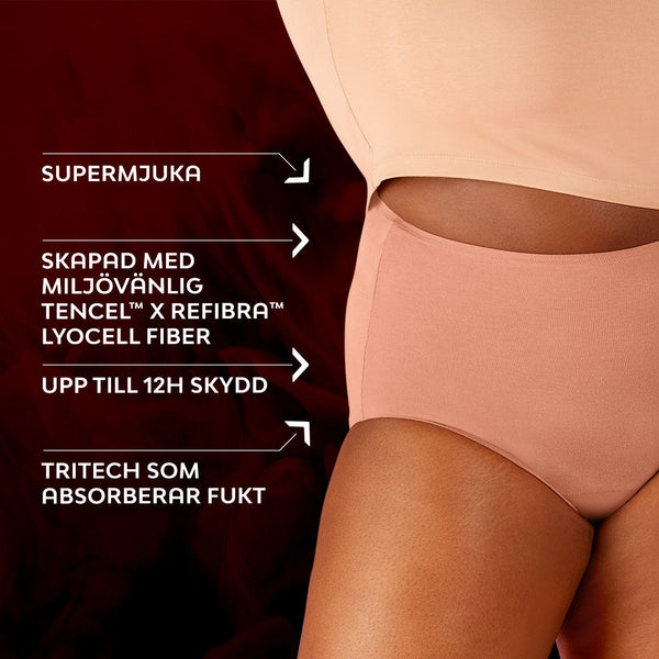 Premium Comfort High Waist Lite Mens Menstrosor