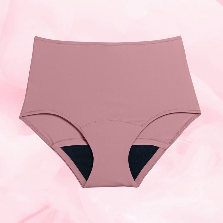 High Waist Måttlig Mens Menstrosa, designad för 12 timmars mensskydd.