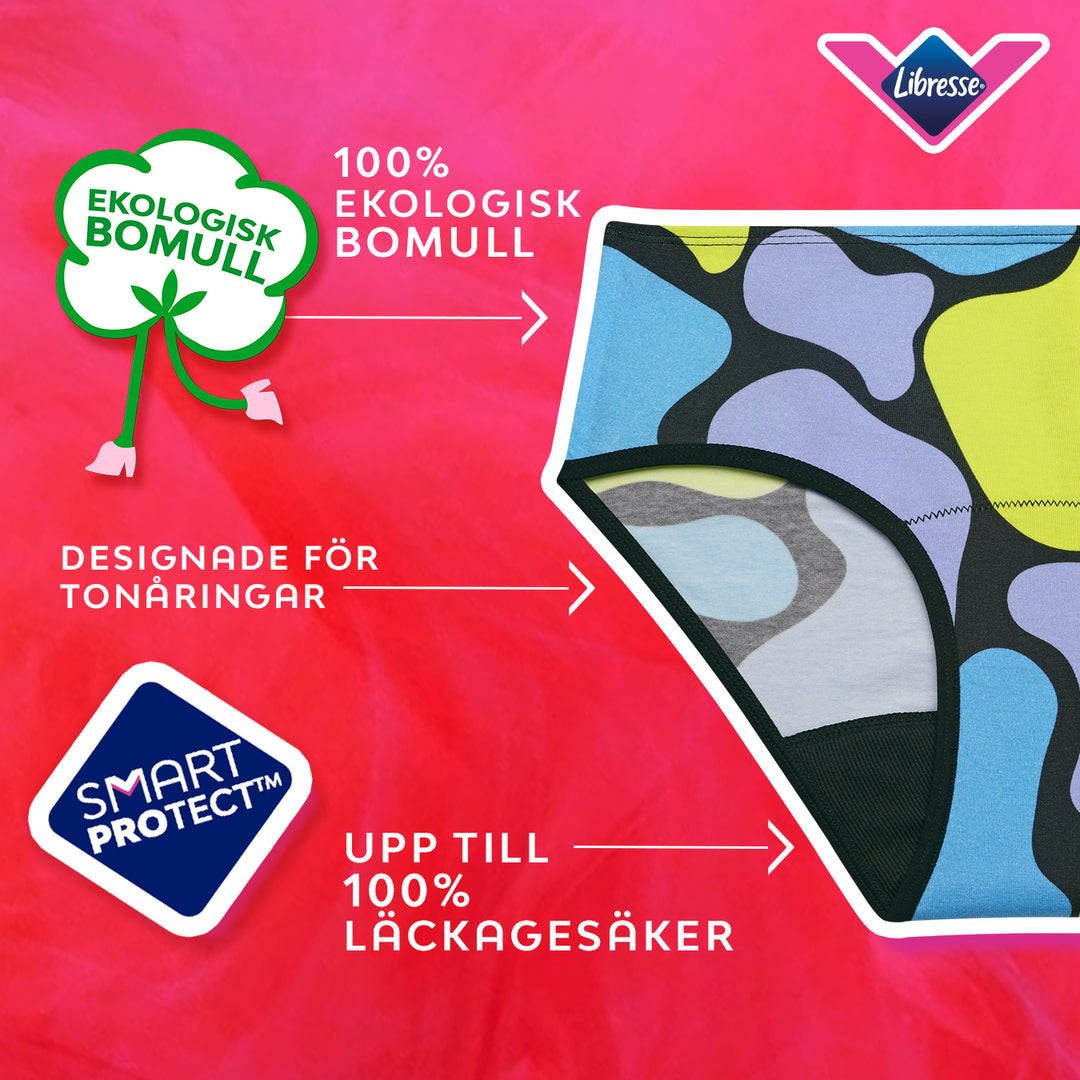 Teens Hipster Riklig Mens med Smart Protect™ och ekologisk bomull.