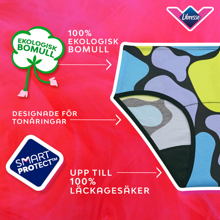 Teens Hipster Riklig Mens med Smart Protect™ och ekologisk bomull.