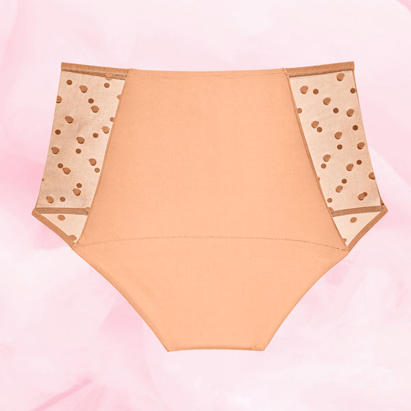 High Waist Dots Riklig Mens Menstrosa