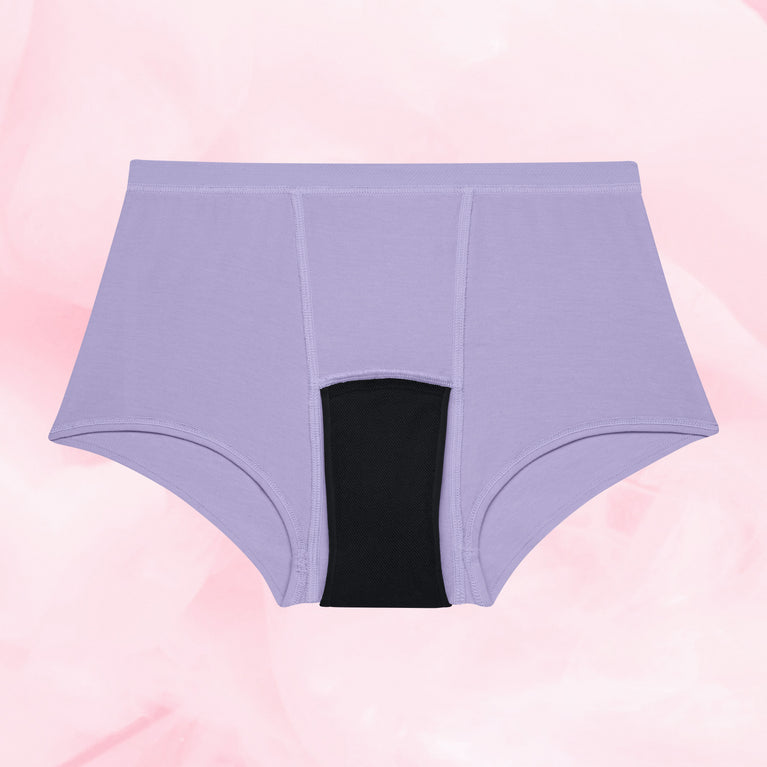 Teens Boxer Riklig Mens, högmidjade, läckagesäkra damunderkläder.