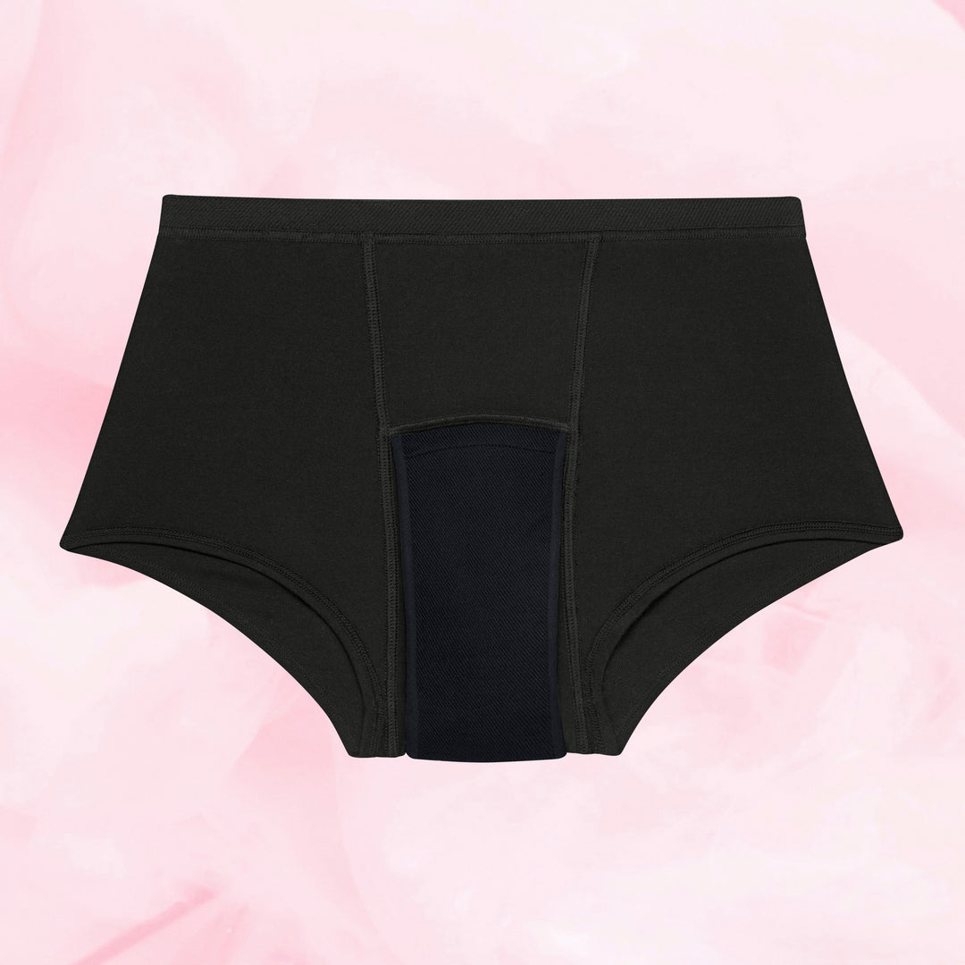 Teens Sleepwear Boxer För Natten, högmidjade absorberande trosor.