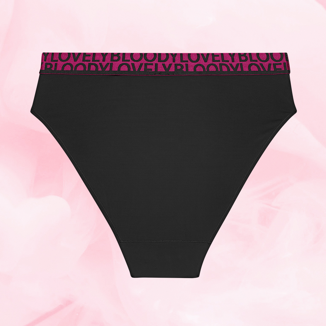 ComfortFit High Leg Lite Mens trosor med fuchsia resår, BLOODY LOVELY.