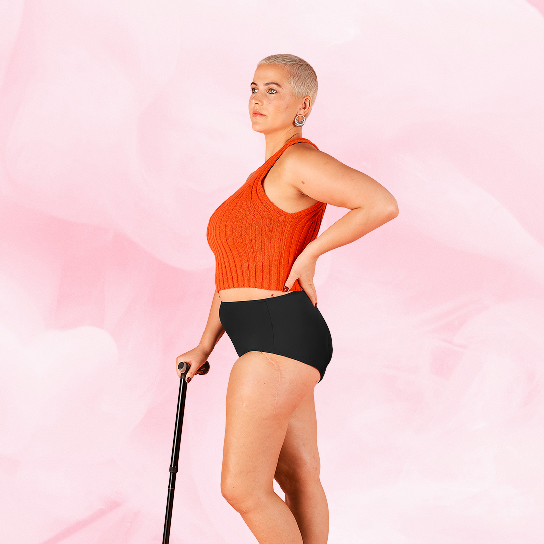ComfortFit High Waist Lite Mens trosor för lätt mens med hög midja.