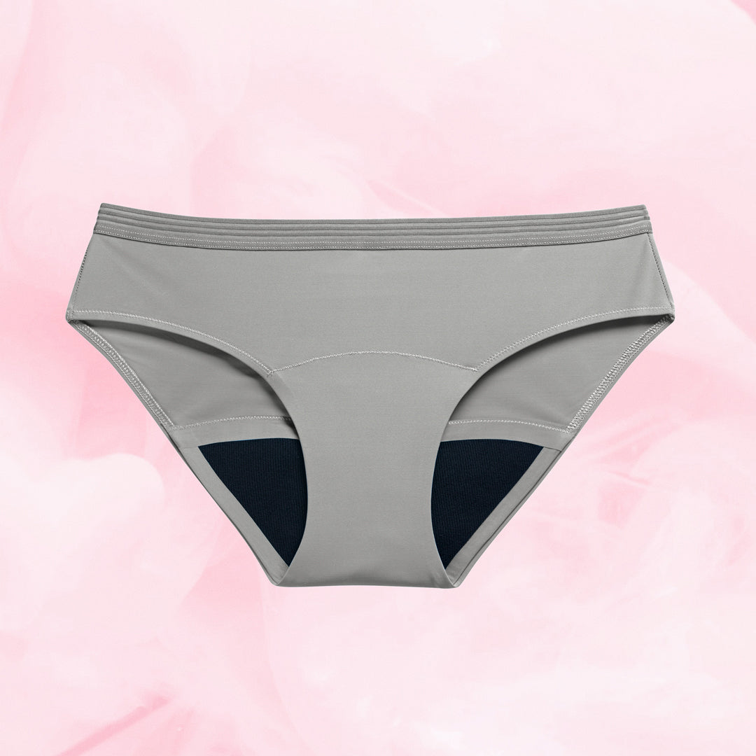 Period Underwear
      Måttlig mensmenstrosa-bikini