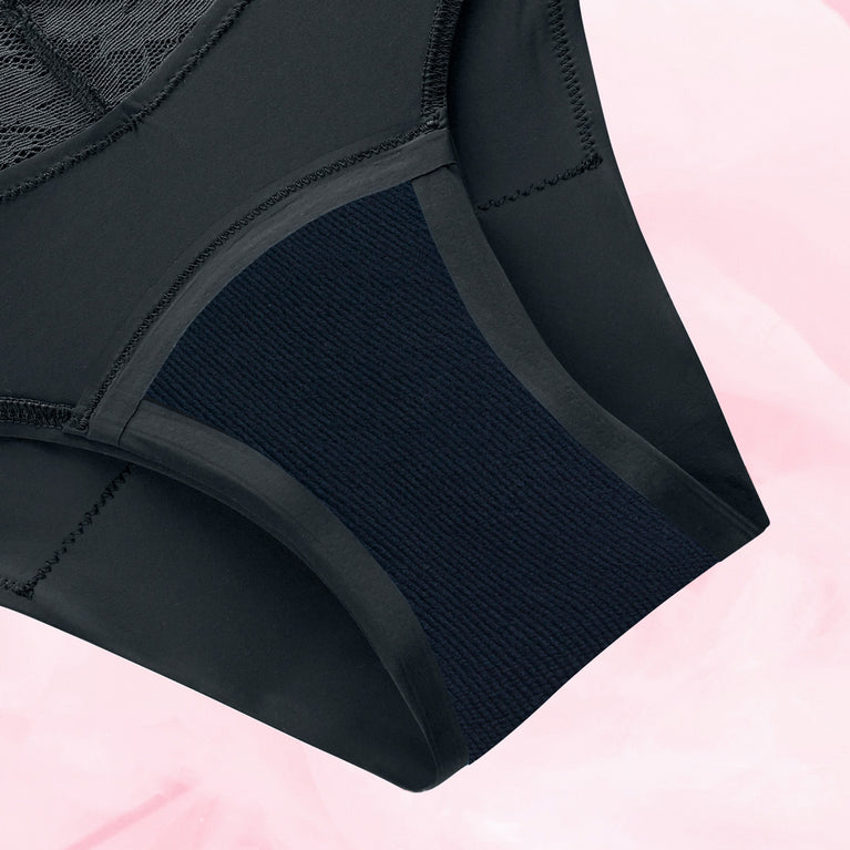 Brazilian Måttlig Mens Menstrosa, återanvändbar med mjuk midja och elegant baksida.