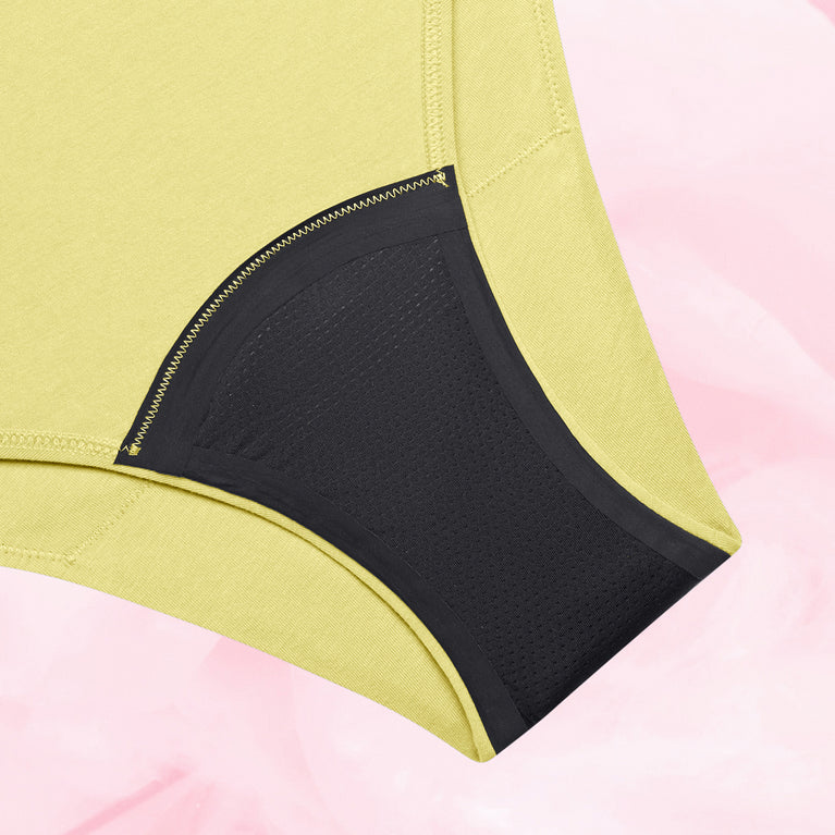 ComfortFit Essentials Brazilian Riklig Mens, supermjuka, andningsbara menstrosor med hög midja.