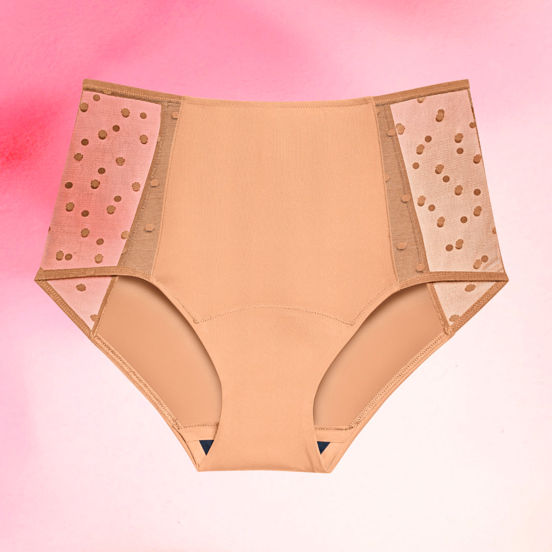 Period Underwear
      Lite menshigh-waist-dots-light